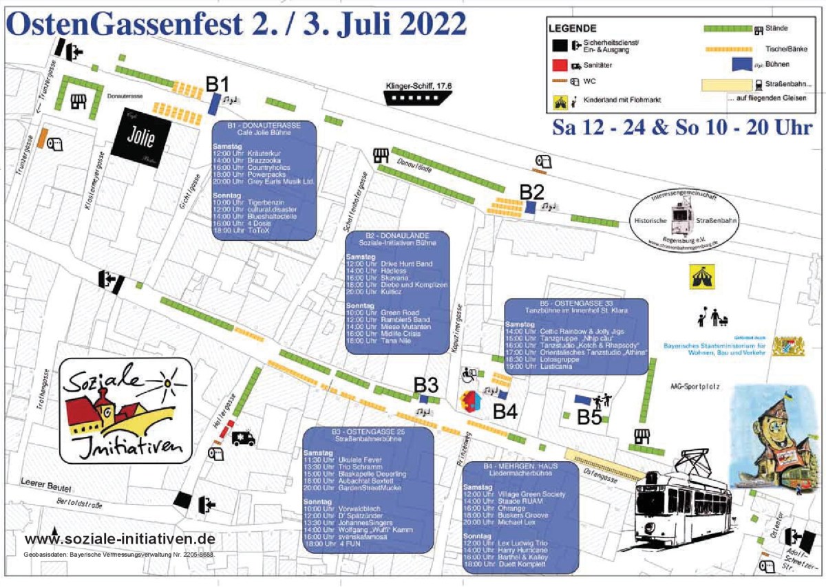 Gesamtplan vom OstenGassenfest